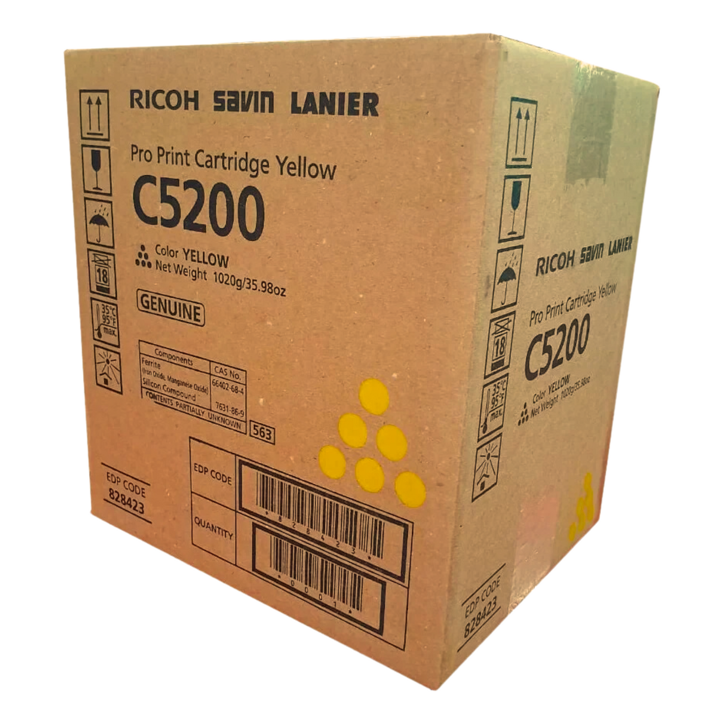 Toner Ricoh Pro C5200/C5210 Color Yellow 828423 Original