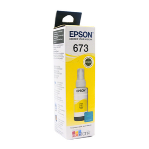 Tinta Epson T673 Amarilla Original para EcoTank L800s