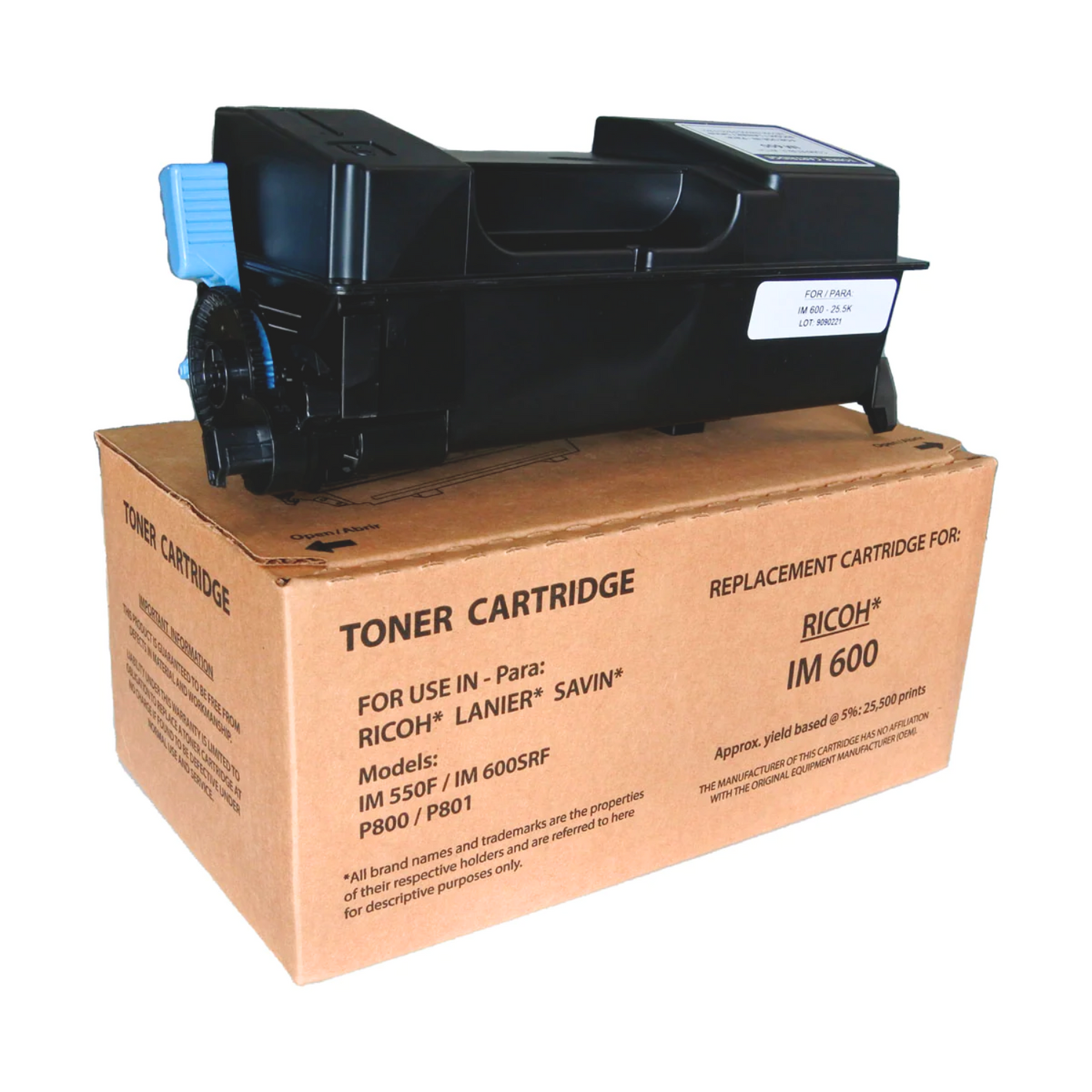 Tóner Ricoh Negro Compatible 418477 IM 550/600 y P 800/801