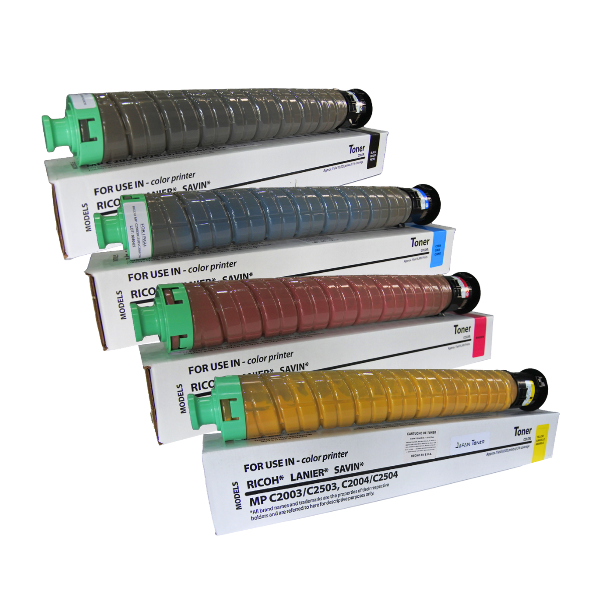 Kit de Tóners Compatibles Ricoh MP C2003/C2004/C2503/C2504 & IM C2000/C2500
