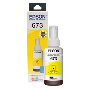 Tinta Epson T673 Amarilla Original para EcoTank L800s