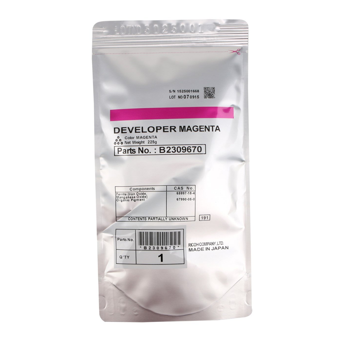 Revelador Ricoh Mp C2500 Magenta B2309670