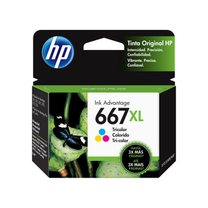 Cartucho De Tinta Hp 667xl Tricolor Original (3ym80al)