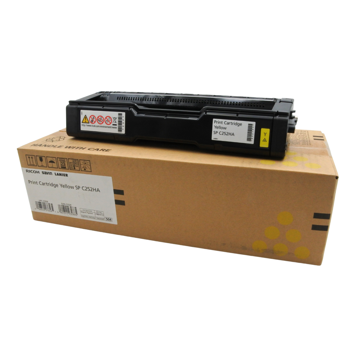 Toner Ricoh Amarillo Original 407654 Series SP C220