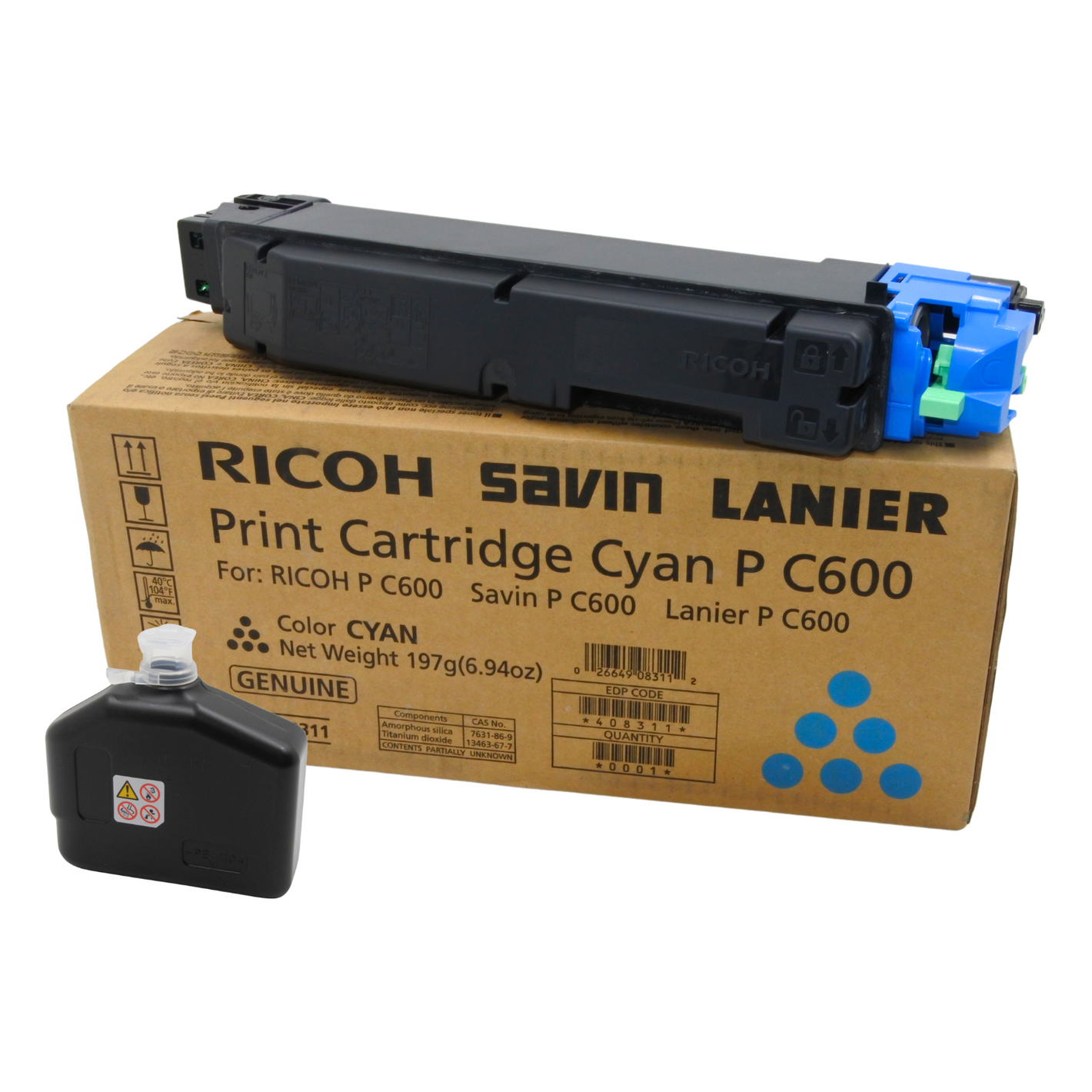 Toner Ricoh Cian Original 408311 P C600