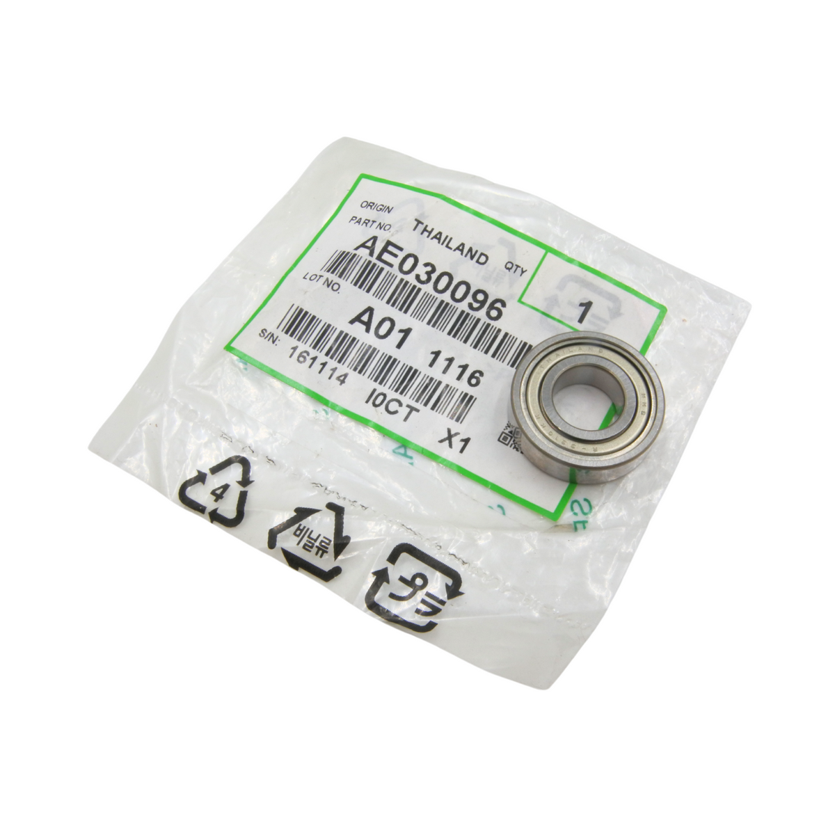 Rodamiento De Rodillo Original Ricoh AE030096/AE030097 MP 2555/3055/4055/5055/6055 y IM 460F