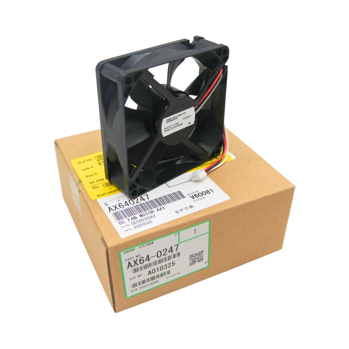 Motor Del Ventilador De Cc Ricoh Pro 8320 AX640247