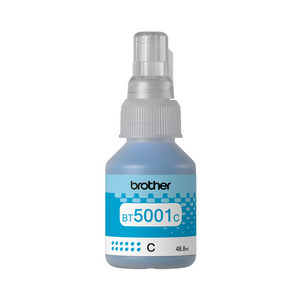 Botella De Tinta Brother Original Cian BT5001C