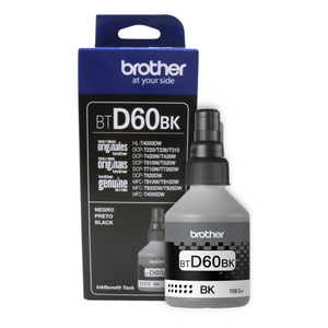 Botella De Tinta Brother Original Negro BTD60BK