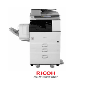 Impresora multifuncional Ricoh  MP 3352SP pasando copia