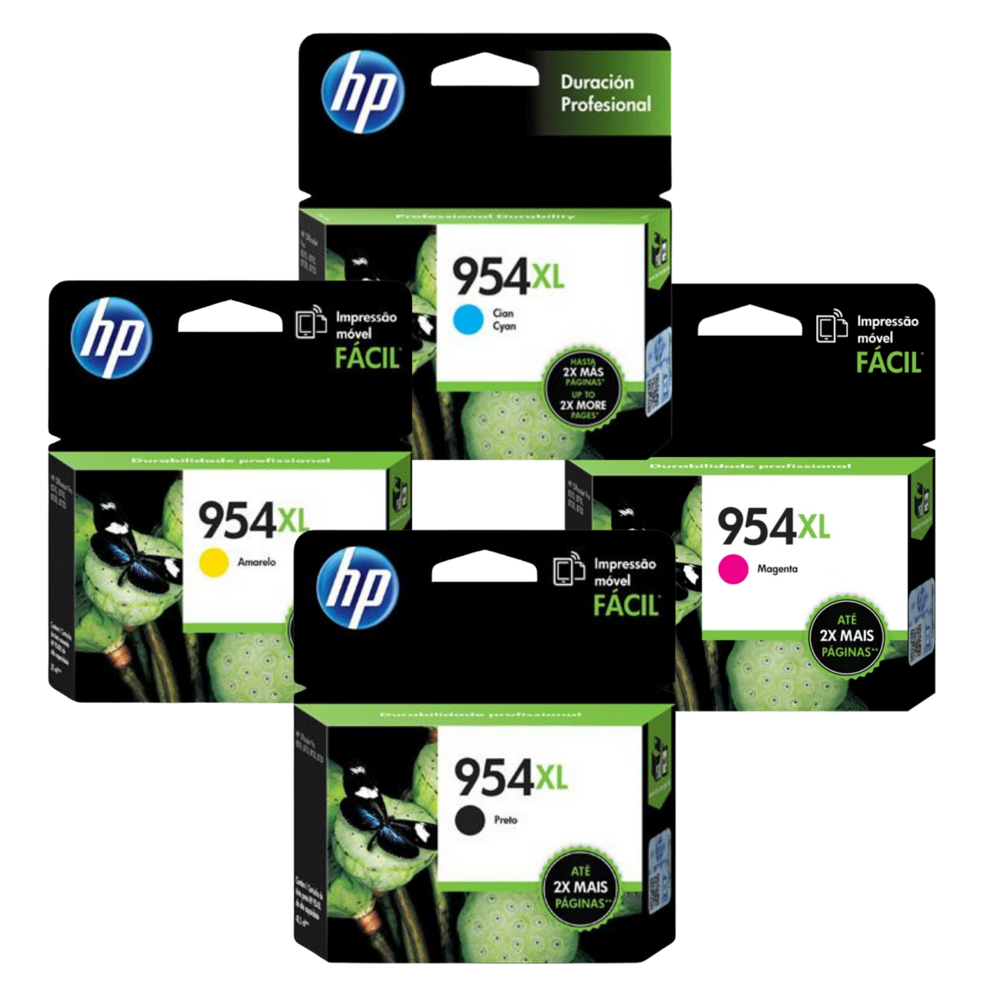 Pack Cartuchos Hp 954xl Originales CMYK