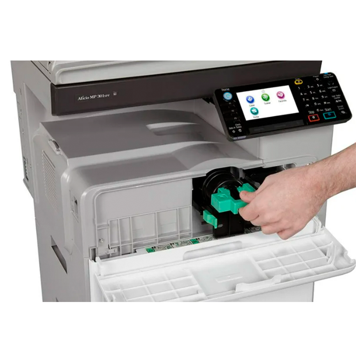 Impresora Multifunción Láser Color MP C307 Con Servicio + Gabinete + B
