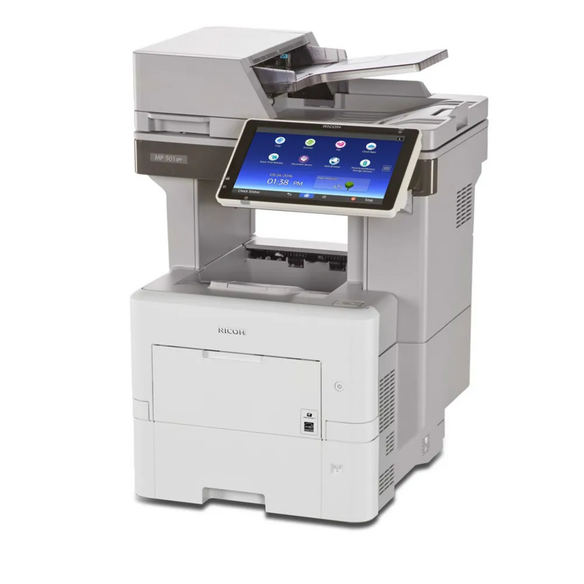 Mp501 Ricoh MP 501SPF Multifuncional Monocromática - 52 PPM - Usado