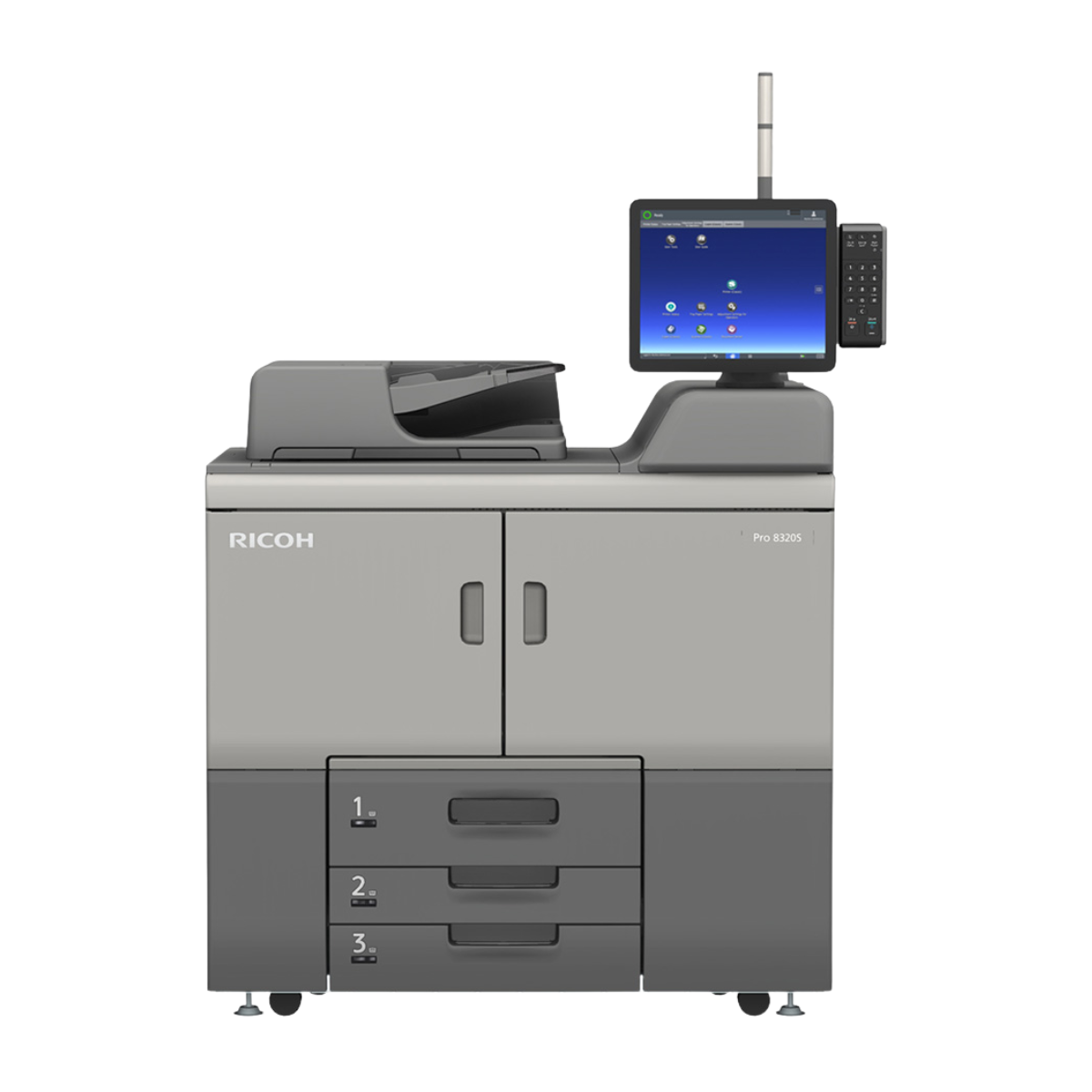 PRO 8320s Impresora hoja cortada Ricoh Monocromática Con servicio 111 PPM