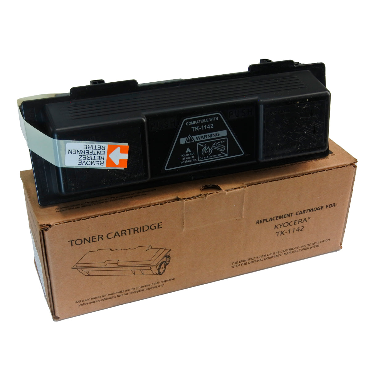 Tóner Kyocera Negro Compatible TK-1142 para impresoras Ecosys