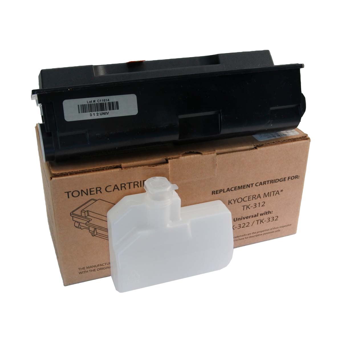 Tóner Kyocera Negro Compatible TK-312 TK-322 TK-332