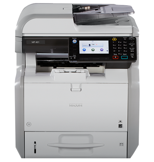 Impresora Multifuncional Monocromática Ricoh MP 401SPF Pasando copia