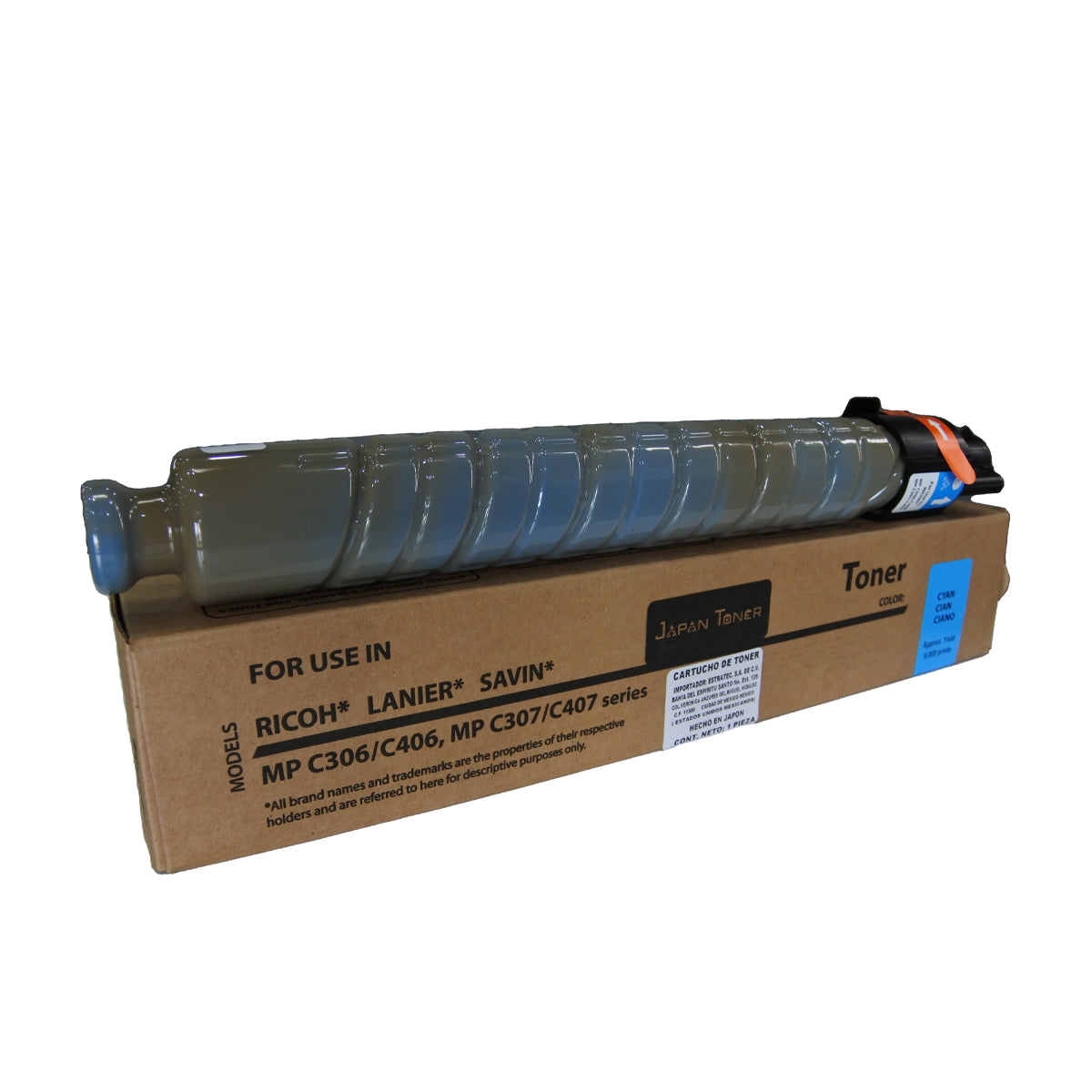 Tóner Ricoh Cian Compatible 842092 MP C306/C307/C406/C407